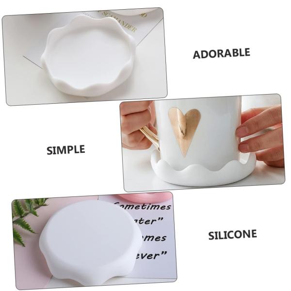 Силиконовые крышки стаканов набор снежного покрытия питьевой горшок антипылевой герметичные крышки кружки для горячего и холодного напитка Силиконовый горячий крышка стакана