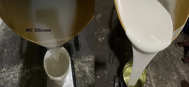 25 Shore A moldeando el plástico de silicona líquida RTV2