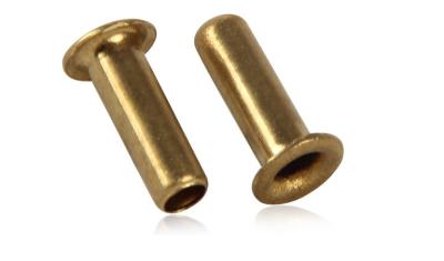 Brass Tubular Rivets  Brass Pipe Type Rivet Nuts Brass Brake and Clutch Lining Rivets