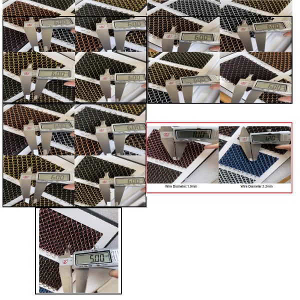 Maille de décoration de chaîne en aluminium de couleur bronzée de longueur de la taille 0.6M 170M pour le rideau