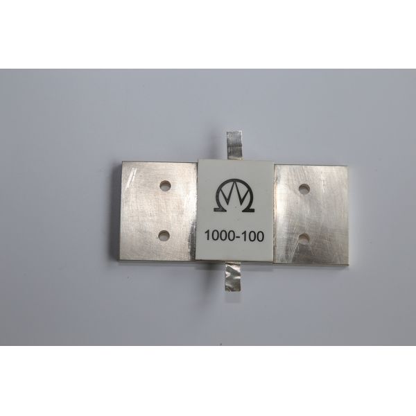 1000W 0.1 Ohm Ceramic Composition High Power RF Flange Resistor