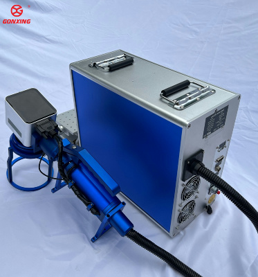 Non-Metal Materials Laser Marking Machine 30W/50W Portable Handheld with JPT Raycus Laser Source and SINO TECH Galvo Head