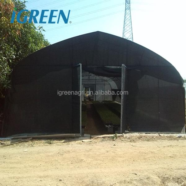 Tunnel Greenhouse with Hot Dipped Galvanized Steel Structure and 275gsm Zinc Coating