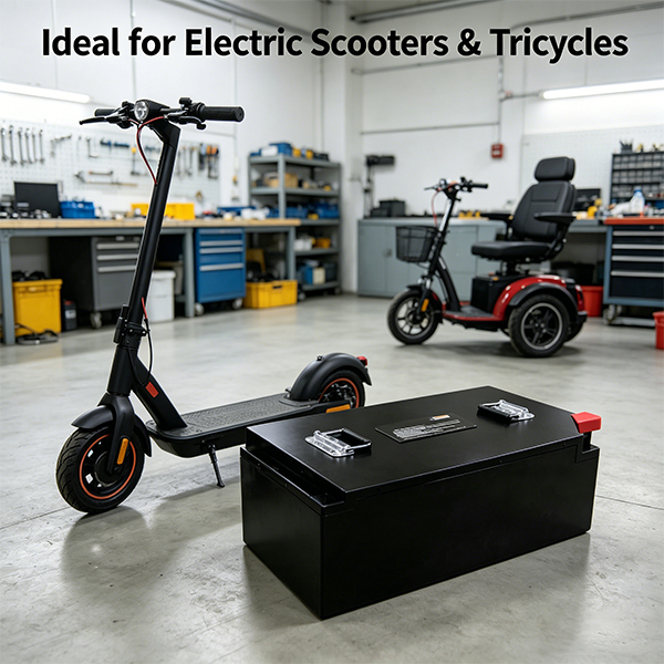 Ultra Large Capacity 60V 100Ah LiFePO4 Liquid Battery for Electric Bicycles/Scooters 1500 Cycles