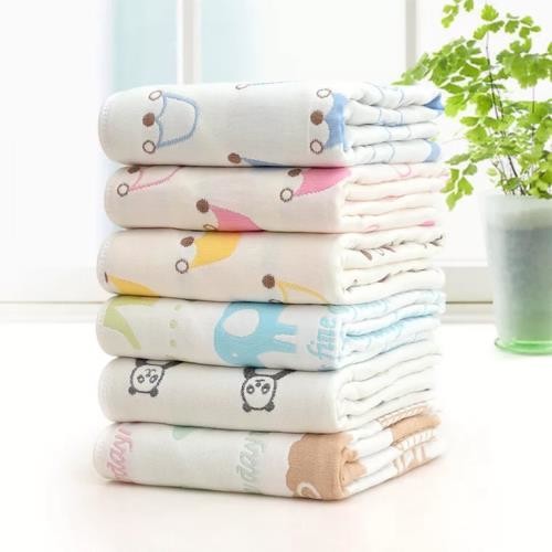 Soft Organic Cotton Hooded Baby Towel , Baby Bath Cover Towel Super Absorbent