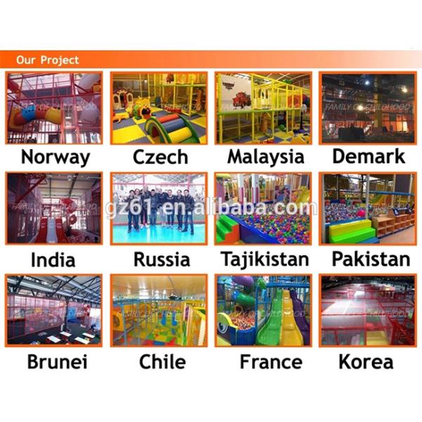 Professional Soft Indoor Commercial Playground Equipment / Jump Trampoline Park