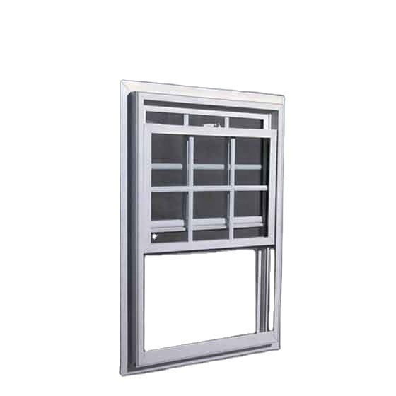 Excellent Sound Insulation Performance Single Hung Window UPVC using Float Glass Technology