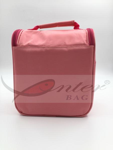 Pink 420D Polyester Travel Cooler Bag , Insulated Bag , Small Lunch Bag