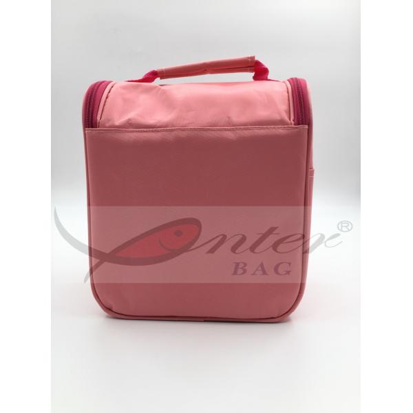 Pink 420D Polyester Travel Cooler Bag , Insulated Bag , Small Lunch Bag