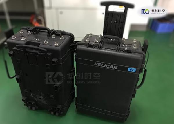 Pull rod box UAV driving equipment 433MHz / 915MHz / 1.2g/2.4g/5.8g multi band UAV jammer 500-1500m drives away UAV
