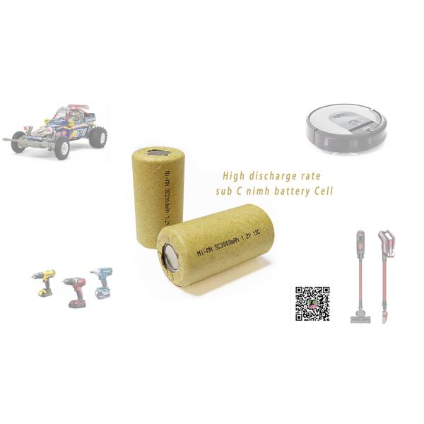 Гальванические элементы батареи SC3000mAh 1.2V 15C под c Nimh Nimh