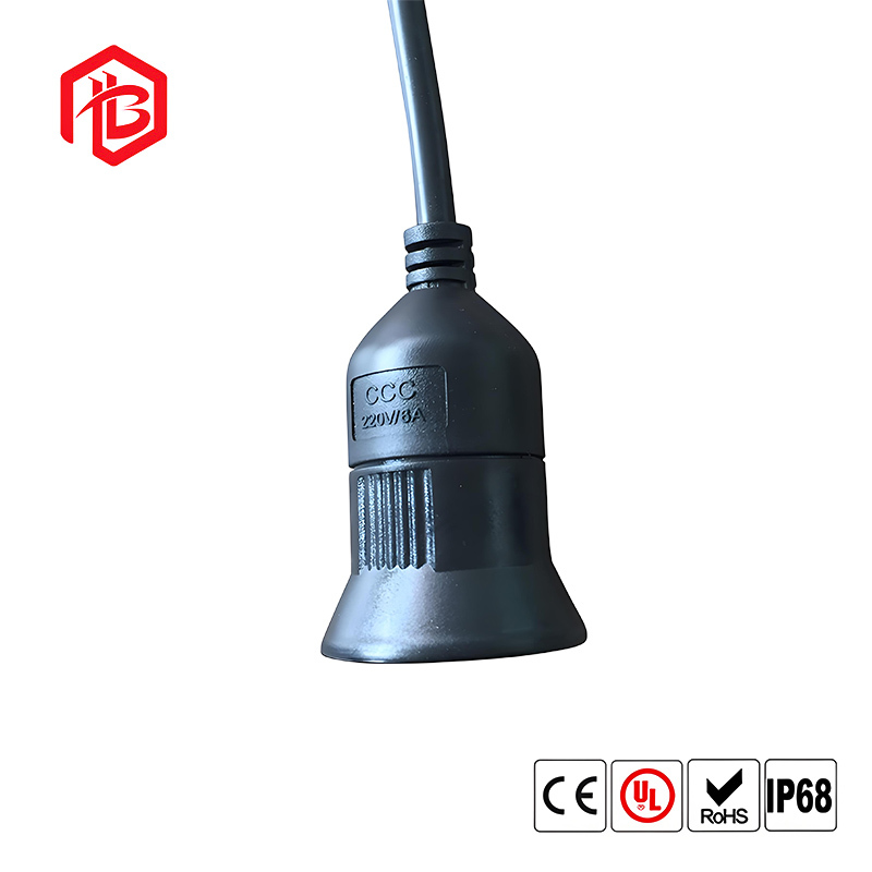 BETT E27 Lamp Holder Plastic Black