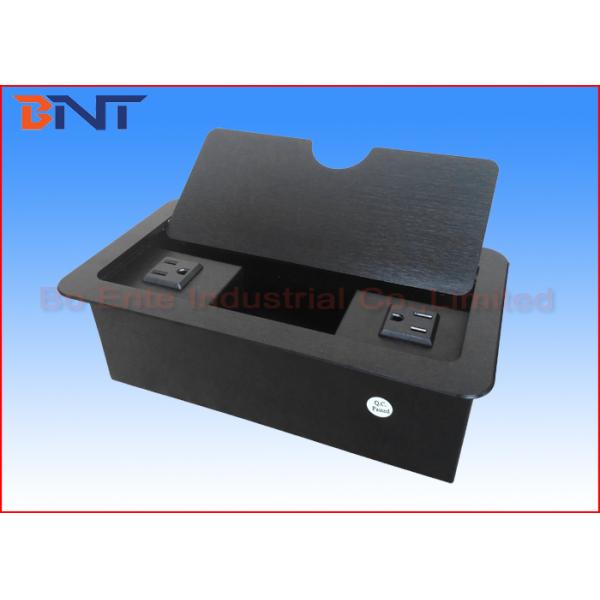 Двойная сила вытягивая Cubby кабеля таблицы для решений AV конференции настольных