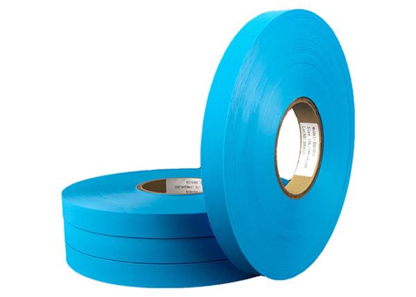 Fita autoadesiva da selagem da emenda do plutônio do ar quente da fita da espuma do azul 20mm para o terno do PPE