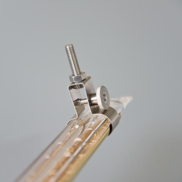15x33mm Ceramic Silver IR Lamp Holder for Twin Tube Short Wave