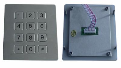 Teclado durável programmble flexível do metal da matriz de ponto, teclados numéricos do usb