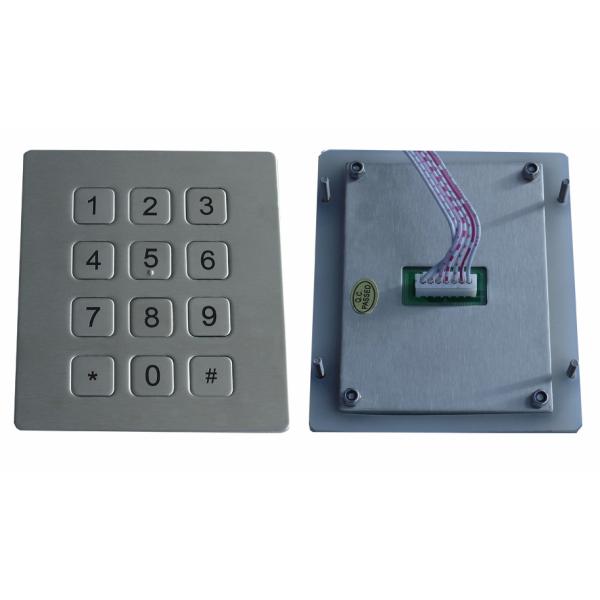 Dot matrix flexible programmble durable Metal Keypad , usb numeric keypads