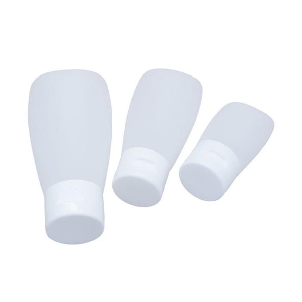 HDPE 30ml 60ml 100ml портативная бутылка для путешествий набор OD 33.25mm Flip Cap Сжатая бутылка для шампуня