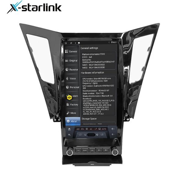 13.6in Car Video Player para Hyundai Sonata 2010-2014 Carplay Touch Screen Estereó