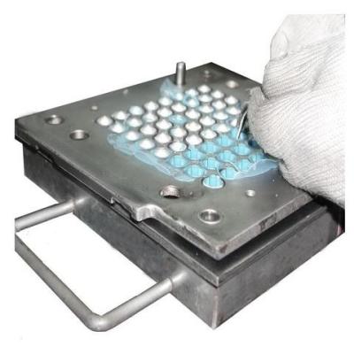 High Performance Silicone Button Mould Hot Stamping Custom Silicone Mould