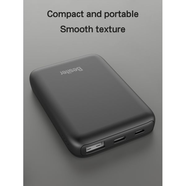 Portable Ultra Slim Power Bank 5000mAh USB C Power Supply Outdoor Indoor