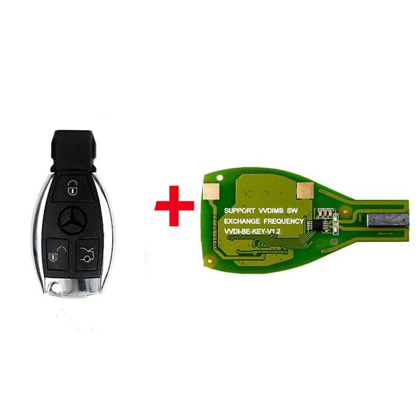 Xhorse VVDI BE Key Pro Plus Benz Smart Key Shell 3 Button Single Battery