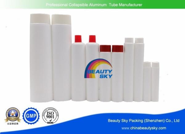 HDPE LDPE PE Plastic Tube Packaging Offset Printing Unbreakable With Screw Cap