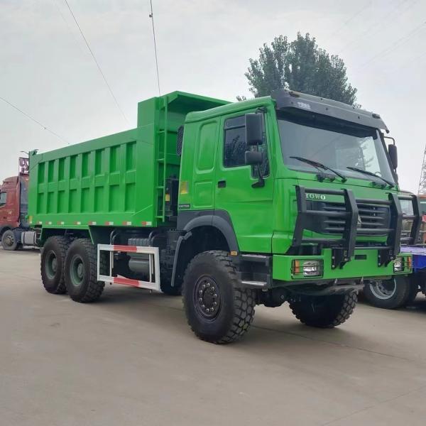Used Dump Truck Howo 371hp Sinotruk Howo 6x6 Tipper 6 Wheeler manual diesel