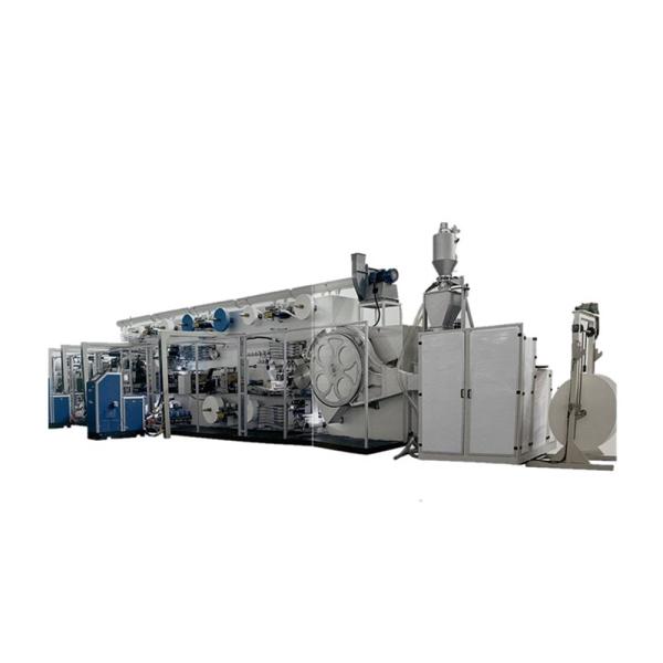 500pcs/Min 320KW Female Use Panty Liner Machine With Mitsubishi Control