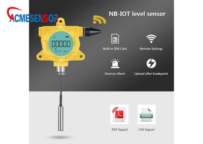 0.5%FS Wireless Pressure Transmitter 3.6V 19Ah Wireless Water Pressure Sensor 2.4in LCD