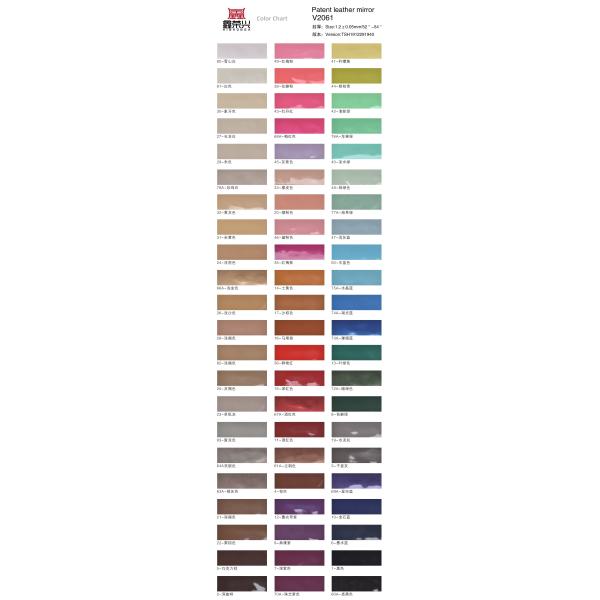 1.1 мм Патентная кожа зеркало ПВХ кожа ткань багаж сумочки косметическая сумка использование