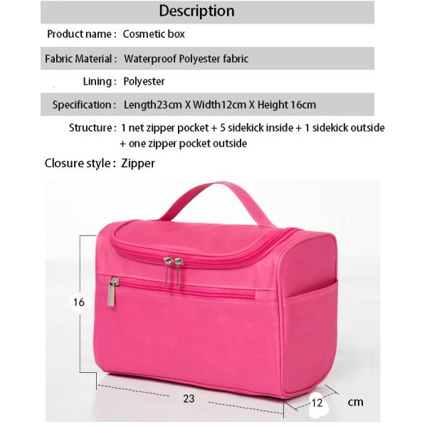 Cosmetic bag small portable Korean simple large capacity travel cosmetic bag carry-on cosmetic bag wash boxes