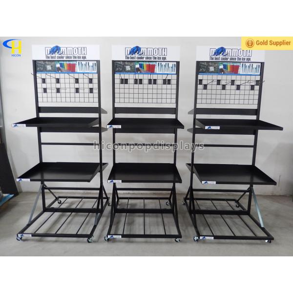 Boutique Clothing Store Fixtures 4 - Way Hanging Clothing Display Racks For Garment