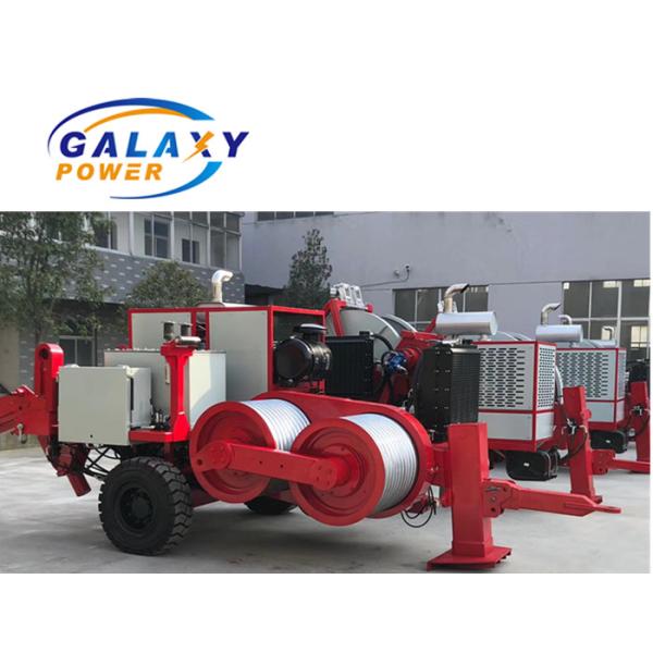 Max 180KN 10 Grooves 24V Electrical Transmission Line Stringing Equipment