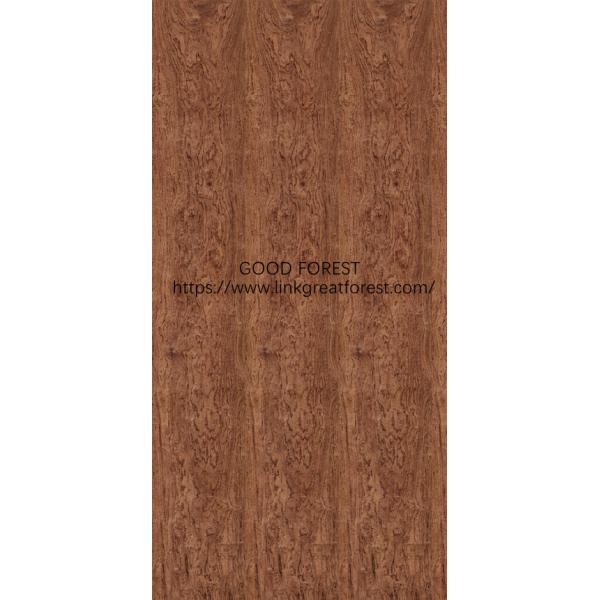 Fancy Bubinga Plywood Cluster Grain High Quality For Hotel Decoration 2440/2745/3050mm Lengthened Size China Factory