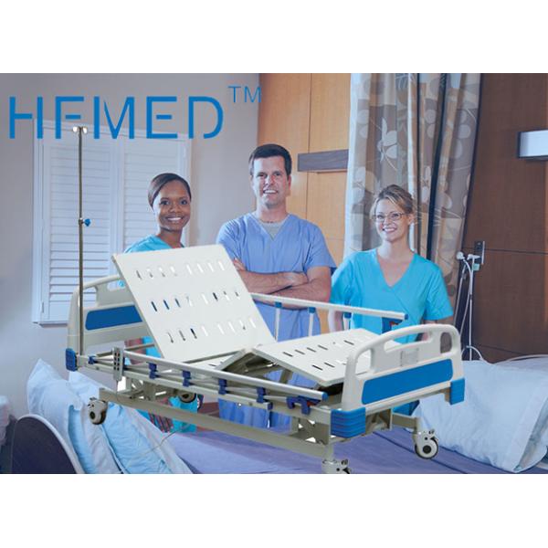 Кровать стационарного больного 3 функций электрическая с алюминиевым бортовым рельсом/регулируемой высотой