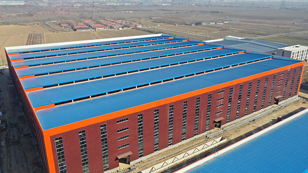 High Strength Prefabricated Steel Warehouse , Prefab Steel Warehouse Building Steel Structure