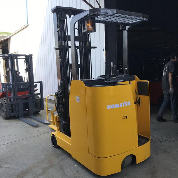 1t 1.5t 2t 2.5t Used Reach Forklift With Lift 6m 8m 12m 48V Electric Reach Truck Forklift With Side Shifter