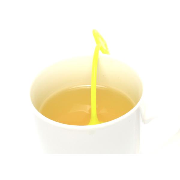 18.5x5x2cm Lovely Lemon Shape Loose Leaf Silicone Tea Strainer Safe Food Grade SSTI04