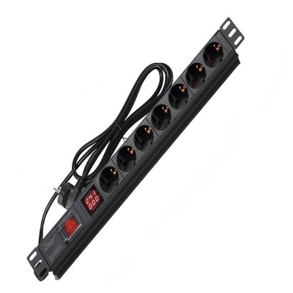 Smart Remote Monitoring &Control LCD Meter PDU Customizable 63A Heavy PDU Power Distribution Unit