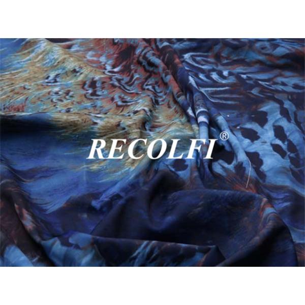 3D Direct Printing Bright Color Quilted Knit Fabric Cold Feeling Fitness Clothing