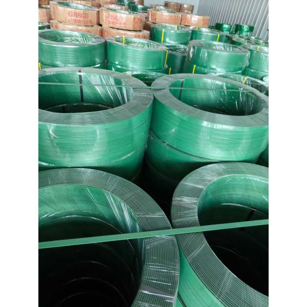 Green pet strapping band making machine 9-32mm pet strap manufacturing machine with PLC control system