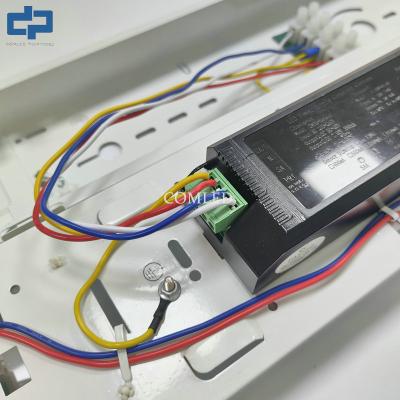 Emergency industrial LED batten light with more than 3 hours of duration IP20 LED Linear light fitting for Hanging installation parking lot Lighting fixtures with 110-140lm/w emergency Linear Light