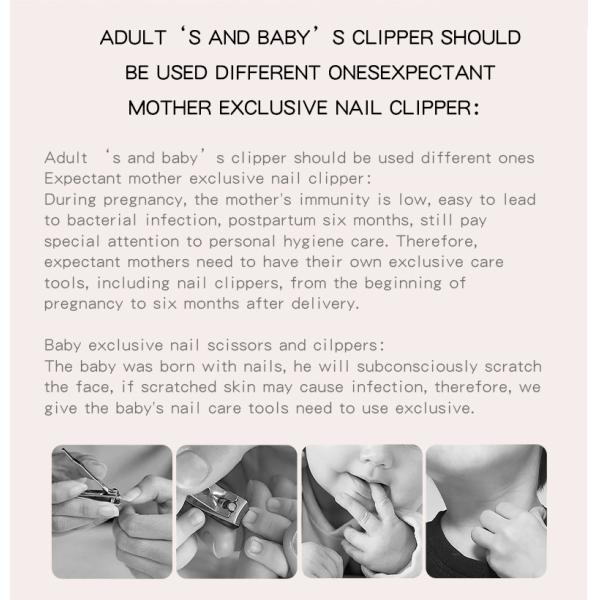 Baby Nail Safety Manicure Care Kit Newborn Health Care Nursery Boy Girl Grooming Kit
