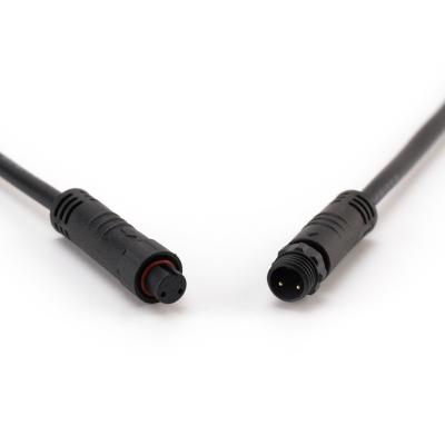 Waterproof Auto Ebike Cable Connector IP67 M8 Electrical Screw Type