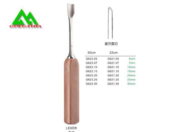 Non Toxic Orthopedic Surgical Instruments Operating Knife With Wooden Handle