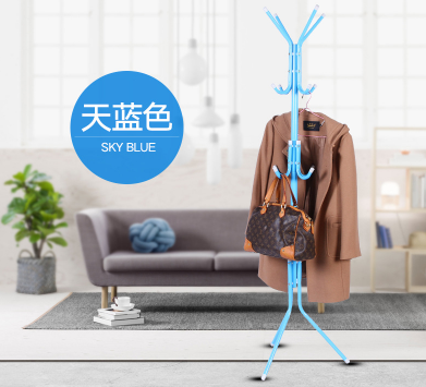 Round Tube 10kg Steel Clothes Hanger , Three Tier Steel Pipe Clothes Rack