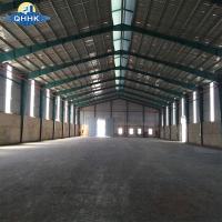 Q355 Traitement des surfaces galvanisées des structures d'acier en entrepôt