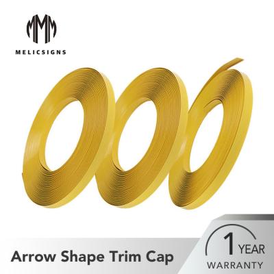 Bonne résistance aux intempéries de chapeau 2.6cm en plastique coloré jaune d'équilibre pour la lettre de la Manche de LED