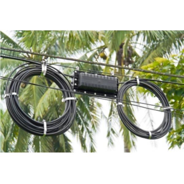 12 Core ASU Fiber Optic Cable FRP Strength Member 120M Span